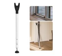 WENLISELL Barra di sicurezza regolabile per porta, 50-132 cm, rimovibile, per casa, hotel, appartamento, viaggio