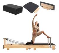 WENMEE Pilates Reformer Machine, Macchina per Pilates Pieghevole in Legno per Esercizi di Forza sul Letto Yoga A Casa