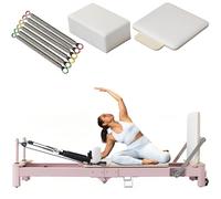WENMEE Reformer per Pilates Pieghevole per la casa, Reformer in Alluminio per Pilates per la casa e Lo Studio