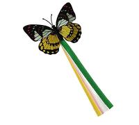 Wenmin Sostituzione del Giocattolo della Bacchetta del Gatto Farfalla | Flutter Butterfly Chaser Cat Toy Stick Teaser Wand Sostituzione | Sostituzione Flutter Butterfly Chaser Realistico e Divertente