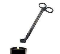 Wenmin Taglia stoppino | Taglierina a Forbice per Candele Semplice ed Elegante Nera antiruggine,Strumento per estintore di Candele profumate per Candele a stoppino per Matrimoni, Feste di Natale