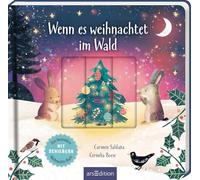Wenn es weihnachtet im Wald: Das besondere Weihnachts-Buch mit Schiebern