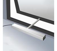 WENNEWU Apriporta Automatico A Catena, Attuatore Elettrico per Apriporta, Corsa da 300 Mm A 1000 Mm, 24 V, per Finestre A Battente, Lucernari, Aperture per Tetti,400mm Stroke+Remote Control