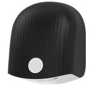 WENNEWU Asciugamani Elettrico Commerciale, Asciugamani Ad Alta velocità da 1200 W, Basso Rumore, per Aziende, Casa, Ambienti Domestici, Bagni, Uffici, Centri Commerciali,Nero