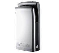 WENNEWU Asciugamani Verticali Commerciali, Asciugamani da Parete da 1800 W, ABS Ad Alto Impatto, Motore Ad Aria Compressa Ad Alta velocità, per Uso in Bagno,Argento,Carbon Brush