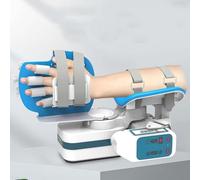 WENNEWU Attrezzatura per La Riabilitazione Dell'Articolazione del Polso, Ortesi per Polso 2 in 1, Immobilizzatore per Polso, Regolazione Intensità A 9 velocità, per Emiplegia E Ictus,Right Hand