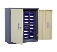 WENNEWU Organizzatori per Dadi E Bulloni con Etichette Adesive Armadietto Porta Bulloni in Lega Acciaio Armadietto per Componenti per Ferramenta E Forniture per Ufficio,A,40 Drawers with Door