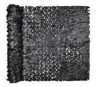 WENNEWU Rete Mimetica Bosco Rete Mimetica Rinforzata Militare Rete Nascosta Caccia E Tiro Tessuto Oxford Resistente 210D Rete Ombreggiante con Protezione Solare per Campeggio,Nero,3x8m