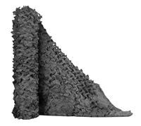 WENNEWU Reti Mimetiche, Reti Recinzione Parasole, Reti da Tiro con Protezione Solare, Reti A Maglie in Rotoli, per Caccia, Militari, Decorazioni per Feste, Parasole, Campeggio,Nero,5x8m
