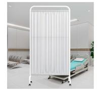 WENNEWU Schermo Divisorio per La Privacy in Ambito Medico, Divisorio Autoportante su Ruote, Pannelli Divisori Temporanei, per Ufficio/Stanza/Ristorante/Centri Bellezza/Ospedale,Bianca,3 Panel