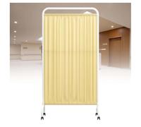 WENNEWU Schermo Divisorio per Privacy Medica Divisorio per Ambienti 90X180cm con Ruote Pannello Indipendente per Ambienti Recinzione Temporanea per Ospedale Aule Grandi Dimensioni,Beige,1 Panel