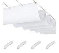 WENNEWU Tenda da Sole Retrattile per Pergola - Tettoia Impermeabile con Protezione UV 95% e Design Ondulato, Copertura per Giardino e Terrazzo Esterno, Installazione Facile,001,1.2×10M (W×L)