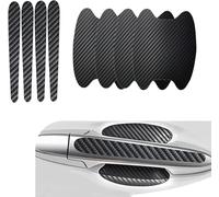 WENPANGPANG 8 Pezzi Pellicola Protettiva Auto Pellicole Maniglia per Jeep Renegade BU 2015-2025, Pellicola di Protezione della Maniglia della Porta in Fibra di Carbonio