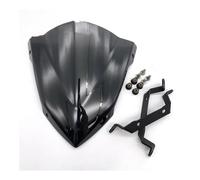 Wenqu Deflettore Parabrezza Anteriore per Modifica Moto Parabrezza per MT07 per FZ07 per MT07 per FZ07 2018 2019 2020 Parabrezza Moto(Black)