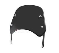 Wenqu Deflettore Regolabile per Parabrezza per Moto per Fari da 5-7 Pollici, Accessori Universali per Moto Parabrezza Moto(Black)