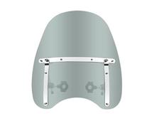 Wenqu Modifica Parabrezza Moto Copertura Anteriore Parabrezza Piastra Parabrezza Fuoristrada Parabrezza Moto(Gray)