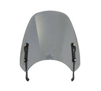 Wenqu Parabrezza per Moto Deflettore Aria Regolabile per Scrambler 16+ Parabrezza Moto(Color-01)