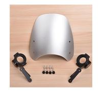 Wenqu Parabrezza per Moto Deflettore Schermo di Protezione per Bonneville per Bobber 2017-2025 2024 Parabrezza Moto(Color-02)