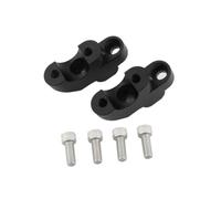 Wenqu Riser Manubrio Moto Riser Manubrio Moto per NC750S 16 17 | Riser Manubrio Intensificare Moto 2 Pezzi Per NC750S 2016 2017(Black)