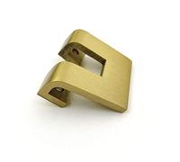 WenRan Modern Simple Nordic Buckle Hand Maniglia Del Cassetto In Ottone Massiccio Tutto L'armadio In Ottone Dorato Scarpiera Armadio Porta Bow Pull Lunghezza 46mm (10)