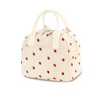 WENRENMK Borsa Porta Pranzo, Borsa Frigo Piccola da 10 Litri con Foglio di Alluminio Isolante, Borsa Termica Porta Pranzo Unisex Pieghevole per il Pranzo All'aperto, Ufficio, Picnic, Scuola