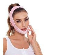 WENRENMK V Maschera viso - Maschera riutilizzabile V Line Lifting - Adatto per combattere le rughe, anti-invecchiamento ed eliminare il doppio mento - Può essere indossato durante il sonno