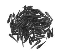 wenrescry 200 punte per freccette in plastica, con filettatura 2BA, punte di ricambio durevoli per freccette morbide, facili da sostituire, accessori per freccette (nero