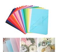 Wenrescry Carta velina colorata - 60 fogli 70 x 50 cm - 20 colori assortiti - Carta per imballaggio, confezioni regalo, decorazioni, fiori di carta, pompon, progetti fai da te - 14 g/m²