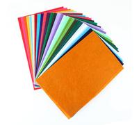 Wenrescry Set di Fogli di Feltro Colorati per Artigianato, 40 Colori, A4 (210mm x 297mm) - Perfetto per Lavoretti Creativi, Disegno, Stampa, Origami - Adatto per Adulti e Bambini
