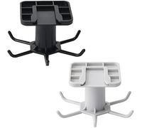 Wenrou 2 Pezzi Gancio da Cucina, Porta Utensili da Cucina, Ganci da Parete Non Perforati, Supporto da Parete con 6 Ganci, può Ruotare di 360 Gradi, Porta Mestoli da Cucina, per Bagno, Cucina