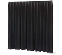 Wentex P&D Curtain Dimout 300x400 Pipe & Drape geplooid gordijn zwart (89449)