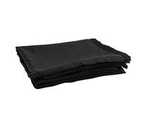 Wentex Pipe & Drape doek 300x120cm medium gloss satin zwart (89415)