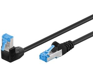 Wentronic 51561 cavo di rete nero 10 m Cat6a S/FTP (S-STP) - Nouvo