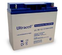 Wentronic Batteria al piombo (Ultracell) 12 V, 18 Ah (filettatura M5)