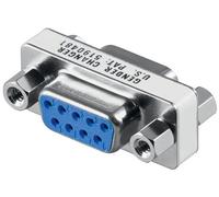 Wentronic Gender Changer D-SUB - Convertitore di genere con presa 9 pin su presa 9 pin 10 pezzi