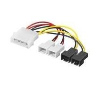 Wentronic goobay - alimentatore per ventola - alimentatore interno 5 V 3 pin alimentatore interno 12 V 3 pin (M) per alimentato NEW