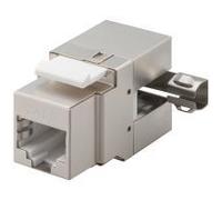 Wentronic Goobay CAT 6 KeyStone RJ45 Jack schermato STP 250 MHz - Collegamento LSA uscita angolata a 90 (95901) NEW