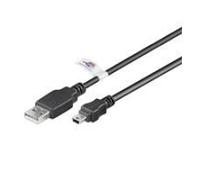 Wentronic goobay - Cavo USB - mini USB tipo B (M) a USB (M) - USB 2.0 - 30 m - nero (93903) NEW