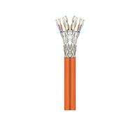 Wentronic Goobaycat.7 Rohkabela DupleX-Netzwerkkabel, S/ftp (pimf), Orange, 100 M - Cu, Awg 23/1 (solid), Lszh (91891)