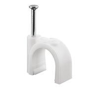 Goobay Morsetto per cavo Wentronic KBCR Fermacavo da muro 14 mm Confezione 100 pz