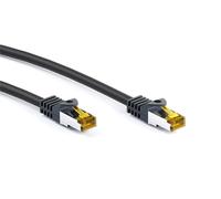 Wentronic RJ45 CAT7 10 M 10 m S/FTP Cat7 S-STP Black Network Cable - RJ-45 Netwo