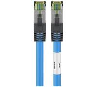 WENTRONIC - Wentronic Goobay - Patch-kabel - Rj-45 (m) Bis Rj-45 (m) - 3,0m - Sftp, Pimf - Cat 8,1 - Geformt - Blau (45661)