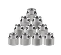 wenwendianzi 10 pezzi 36/26 denti ruota dentata di trasmissione estrusore in acciaio inossidabile compatibile con stampante 3D 3 V2/ 3/ End(10pcs 26 Teeth)