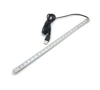 wenwendianzi 10CM 20CM 35CM 40CM 50CM 5V USB LED Bar Light SMD 5630 Striscia Rigida Luce Dura con Interruttore on/off Luce for Armadio da Cucina(Warm White,35CM Clear Cover)