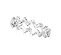 wenwendianzi Anello Wave Temperamento multicolore Gioielli versatili