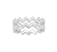 wenwendianzi Anello Wave Temperamento multicolore Gioielli versatili