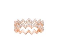 wenwendianzi Anello Wave Temperamento multicolore Gioielli versatili