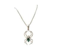 wenwendianzi Cute Spider Silver Color Necklace Neck Accessories (XL1283)
