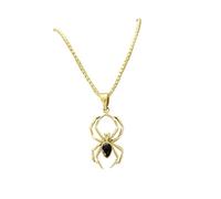 wenwendianzi Cute Spider Silver Color Necklace Neck Accessories (XL1284)