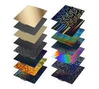 wenwendianzi For piastra di costruzione P1S, lamiera di acciaio a molla Pei Smooth 257mm Pey Pet Peo, piastra di costruzione Bamboo Lab P1 X1 X1C, aggiornamenti P1P(Octagram)